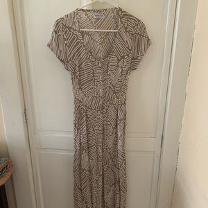SOLD - Tribal Print Beach Maxi Dress